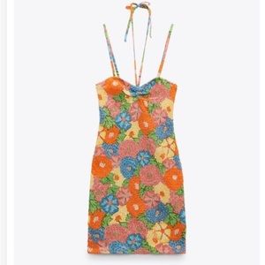 Zara Floral Print Dress